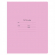Тетрадь  «Отличная», 18 листов, линейка, розовая, однотонная, ассорти, BG 10736