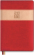 Ежедневник датированный на 2017 год, А5, линия, 176 л., комбинированный: сариф красный и виннер бежевый, 41648/15