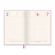 Ежедневник датированный на 2019 год, А6+, «Наппа», линия, 176 л., розовый металлик, интегральная обложка, 47712