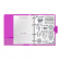 Тетрадь "Neon. Pink",  А5, 120 листов клетка, пластиковая обложка, на кольцах со сменным блоком, с наклейками, LXNBBS-NNP