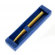 Ручка шариковая металлическая, 1,0 мм, синий, золотой лак, в футляре, Schreiber S2812
