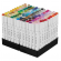 Набор маркеров для скетчинга 120 основных цветов, трехгранные, сумка-чехол, Meshu MS_53462