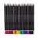 Карандаши цветные "Black Wood Color", 24 цвета, пластиковые, треугольные, Bruno Visconti 30-0099
