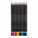 Карандаши цветные "Black Wood Color", 12 цветов, пластиковые, треугольные, Bruno Visconti 30-0097