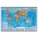 Карта Мира Политическая настенная 1:32 млн, размер 101*70 см, ламинированная, интерактивная, КН040