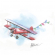 Раскраска-эскиз для карандашей акварельных А4, «Акварельные зарисовки.Авто и самолет», 2 листа, RPSA-0006