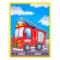 Набор для аппликации из страз «Пожарная машина» АППЛИКА С3081-11