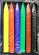 Мелки восковые 6 цветов "Happy color", трехгранные, Bruno Visconti 31-0009