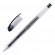 Ручка гелевая черная, 0,5 мм, игольчатый стержень, Crown HJR-500N