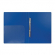 Папка скоросшиватель, 0,7 мм, синяя, с карманом, inФОРМАТ NC4475B