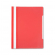 Скоросшиватель пластиковый А4, 0,16 мм, красный, с карманом, Бюрократ PS-K20RED, 816316