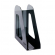 Лоток для бумаг «Фаворит», вертикальный, тонированный,черный, 90 мм, Стамм ЛТВ-30555