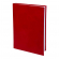 Ежедневник датированный на 2022 год, А5, "Style", линия, 176 листов, красный, обложка из искусственной кожи, Lamark 22015-RD