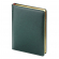 Ежедневник недатированный А6+, "Sidney nebraska", линия, 136 л., зеленый, софт обложка 3-496/05