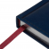 Ежедневник недатированный А6+, "Sidney Nebraska", линия, 136 л., синий, софт обложка, серебряный срез, 3-496/12