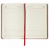 Ежедневник недатированный А5, "Comodo", линия, 160 л., красный, золотой срез, 123840