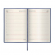 Ежедневник недатированный А5, "Iguana", линия, 160л., темно-синий, золотой срез, 125091