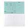 Тетрадь "Cover pro. Pastel", 12 листов, клетка, мятная пластиковая обложка, 56346