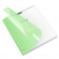Тетрадь "Coverpro. Neon", 18 листов, клетка, зеленая, пластиковая обложка, ассорти, 56366