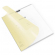 Тетрадь "Cover pro. Pastel", 12 листов, линейка, желтая пластиковая обложка, 56341