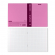 Тетрадь "Neon", 48 листов, клетка, розовая пластиковая обложка, 46938