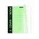 Тетрадь "Neon", 48 листов, клетка, зеленая пластиковая обложка, 46935