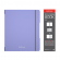 Тетрадь "Folder book pastel", 2*48 листов, клетка, фиолетовая, съемная пластиковая обложка, на резинке, Erich Krause 51396