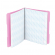 Тетрадь "Folder book pastel", 48 листов, клетка, розовая, съемная пластиковая обложка, на резинке, Erich Krause 51393