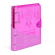 Тетрадь "Neon. Pink",  А5, 120 листов клетка, пластиковая обложка, на кольцах со сменным блоком, с наклейками, LXNBBS-NNP
