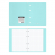 Тетрадь А5 "Pastel mint", 80 листов, клетка, на кольцах со сменнным блоком, пластиковая обложка, Erich Krause 53702