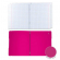 Тетрадь "Folder book. Neon", 2*48 листов, клетка, розовая, съемная пластиковая обложка, на резинке, Erich Krause 56105