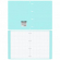 Тетрадь А4 "Pastel Mint", 80 листов, клетка, на кольцах со сменным блоком, пластиковая обложка, Erich Krause 53703