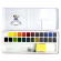 Краски акварельные, 24 цвета, кюветы, кисть-резервуар, в металлическом пенале, Paul Rubens LB-5/1,Y1724