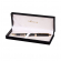 Ручка перьевая Manzoni Venezia, черная,  отделка золотом,  в подарочном футляре, AP009F-101098M