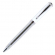 Ручка шариковая MANZONI MASB-SW SATURNIA белая, металлическая в футляре