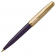 Ручка шариковая Parker "51 Premium Plum", корпус из стали, фиолетового цвета, с деталями из позолоты, Parker 2123518, 7068696