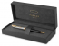 Ручка шариковая PARKER  SONNET Premium Metal&Black GT черная с золотом, GT (стержень черный), 2119787