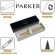 Ручка шариковая Parker Jotter "XL Monochrome SE20", корпус из стали с золотым матовым покрытием, Parker 2122754, 7064029
