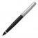 Ручка-роллер Parker Jotter Core Bond Street Black, корпус из стали серебристо-черного цвета, (стерж.черн.) 2089230