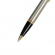 Ручка шариковая Parker Im "Core GT", корпус из латуни серебристого цвета, c позолотой на колпачке, (стержень синий), Parker 1931670, 4579988