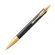 Ручка шариковая Parker  Premium, корпус из аллюминия черного цвета, с гравировкой, с позолотой на колпачке, (стерж.син.),  Parker 1931667, 4579362
