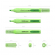 Маркер текстовый "Liquid Visioline V14 Pastel", зеленый пастельный, клиновидный наконечник, 0,6-4,0 мм, Erich Krause 56024