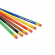 Карандаши цветные 6 цветов, стираемые с ластиком, пластиковые Каляка-Маляка ККМП6