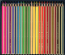 Карандаши цветные "Multicolor", 24 цвета, треугольные, в пенале, Bruno Visconti 30-0036