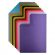 Набор картон цветной и бумага цветная А4, 30 листов, 50 цветов, 11-430-71