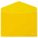 Папка-конверт A4 на кнопке, желтая прозрачная, 0,18 мм СТАММ ММ-31021