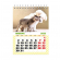 Календарь-домик на 2023 год «Котенок и щенок», 100*125 мм, на гребне, Квадра 7510