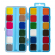 Краски акварельные 24 цвета, пластиковая упаковка, без кисти, Юнландия 192288