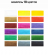 Краски акварельные 18 цветов "Artberry", пластиковая упаковка, без кисти, Erich Krause, 41725