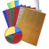 Бумага цветная набор А4, 10 листов, 10 цветов, гофрированная, перламутровая, Mazari M-1335